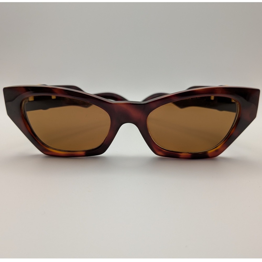 Gianni Versace Vintage Tortoise Medusa Head Cat Eye Sunglasses Made in Italy